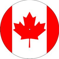 12'' Slipmat - Canada Flag